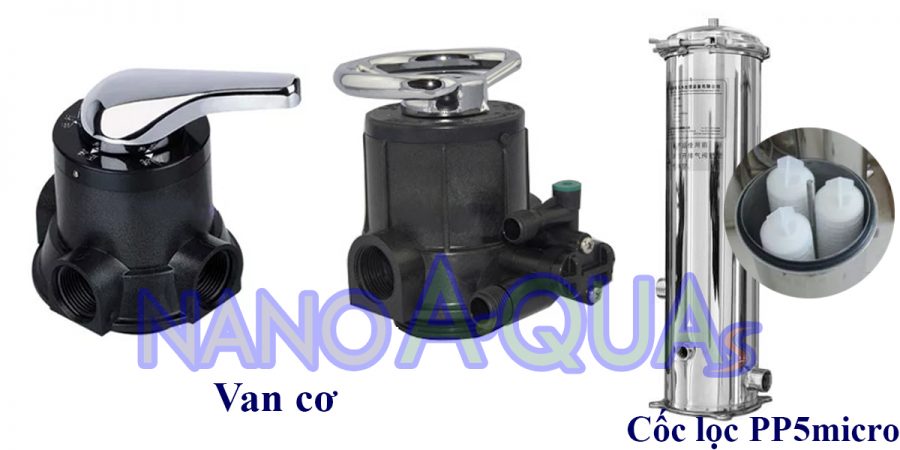 van Hệ thống lọc nước 2m3 giờ